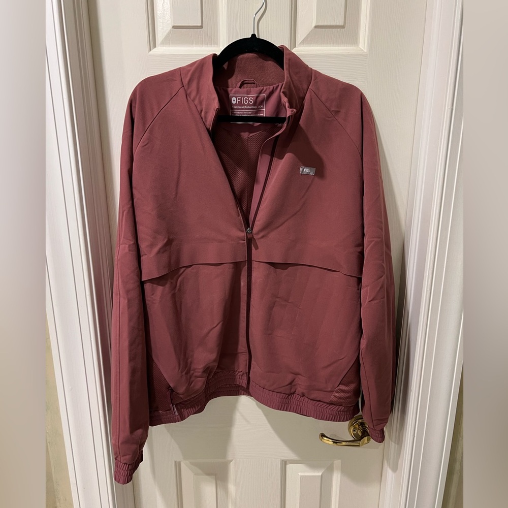 Figs Mauve Sidney Scrub Jacket